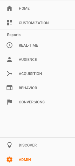 Admin Panel in Google Analytics for Managing Users