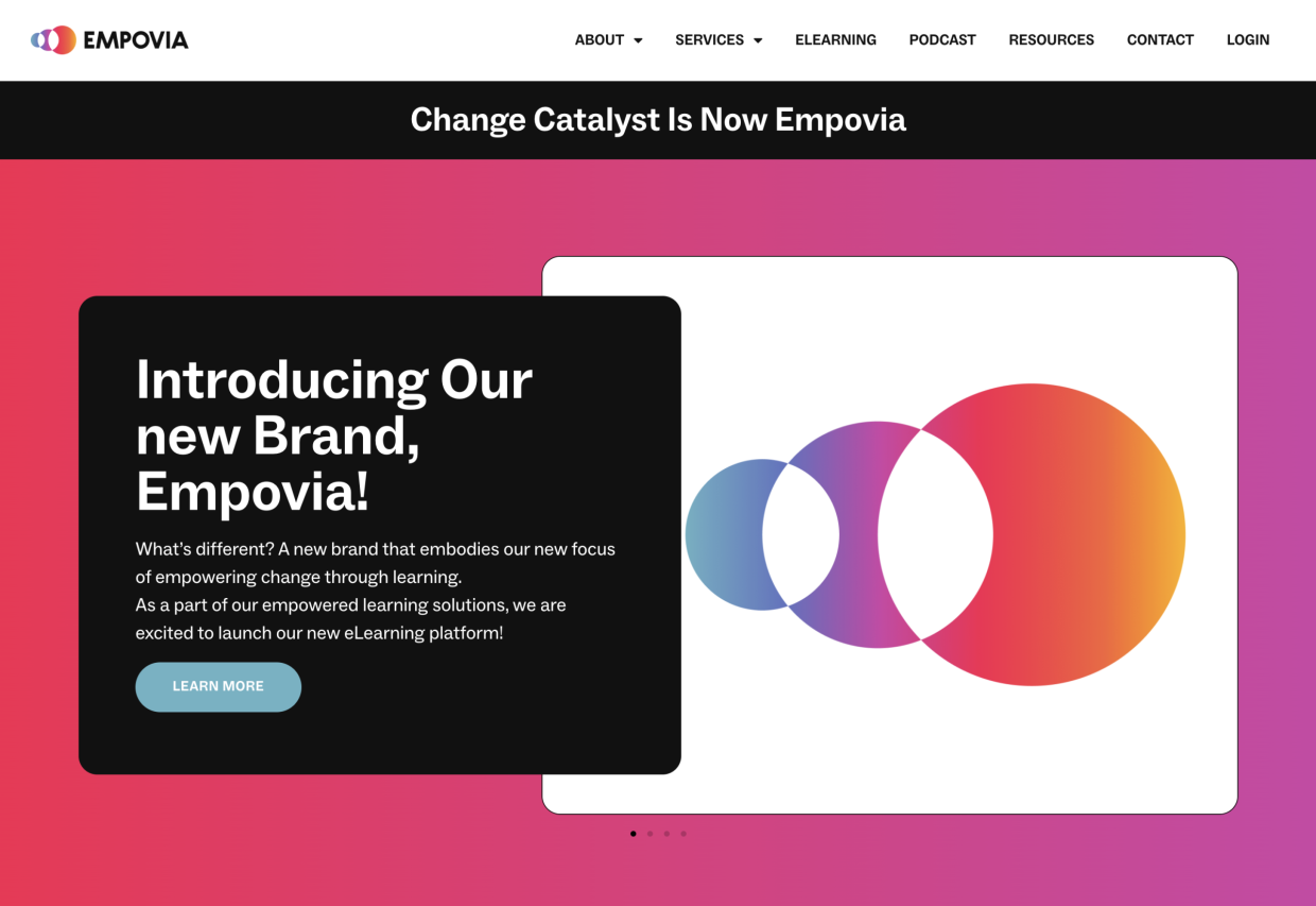 Colorful Gradient Web Design Trend