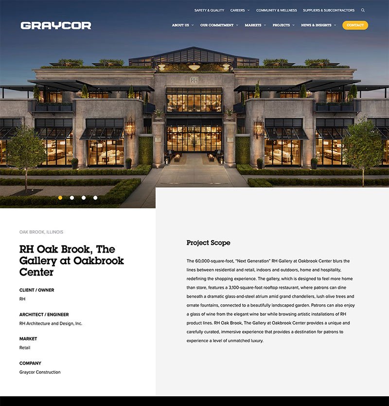 Commercial Construction Concise Case w/ Stunning Feature Image