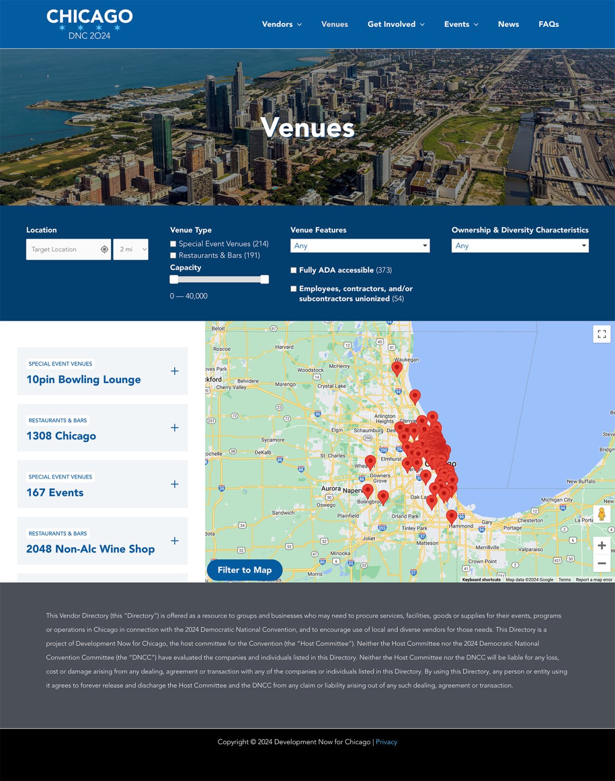 Chicago DNC Political Web Design Case Study